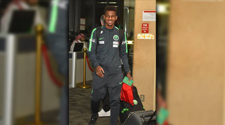 لاعبو السعودية يصلون الرياض بعد مواجهة العراق لاعبو السعودية يصلون الرياض بعد مواجهة العراق