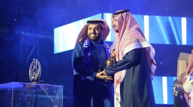 تركي آل الشيخ وفهد بن نافل تركي آل الشيخ وفهد بن نافل