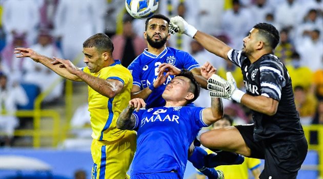 محمد البريك وعبد الله المعيوف وجانج هيون سو وعبد الرزاق حمد الله - الهلال والنصر محمد البريك وعبد الله المعيوف وجانج هيون سو وعبد الرزاق حمد الله - الهلال والنصر