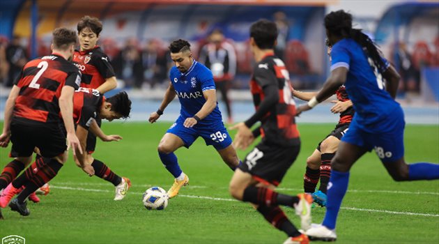 سالم الدوسري وبافيتمبي جوميز - الهلال وبوهانج ستيلرز سالم الدوسري وبافيتمبي جوميز - الهلال وبوهانج ستيلرز