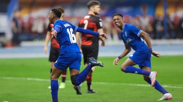 ناصر الدوسري ومحمد كنو - الهلال وبوهانج ستيلرز ناصر الدوسري ومحمد كنو - الهلال وبوهانج ستيلرز