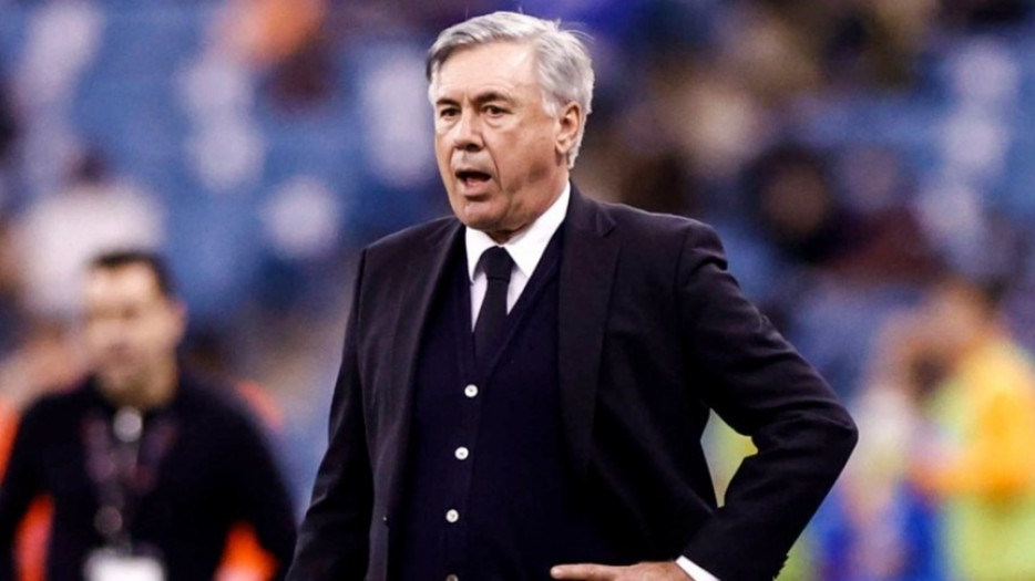 كارلو أنشيلوتي مدرب ريال مدريد في كلاسيكو السوبر الإسباني بالسعودية كارلو أنشيلوتي مدرب ريال مدريد في كلاسيكو السوبر الإسباني بالسعودية