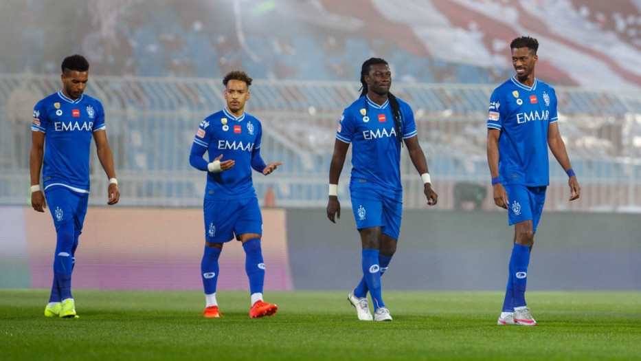 محمد كنو وبافيتمبي جوميز وماثيوس بيريرا وعلي البليهي - الهلال محمد كنو وبافيتمبي جوميز وماثيوس بيريرا وعلي البليهي - الهلال